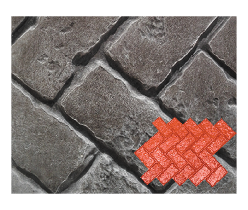 Molde Herringbone Old Cobblestone K-HC 40