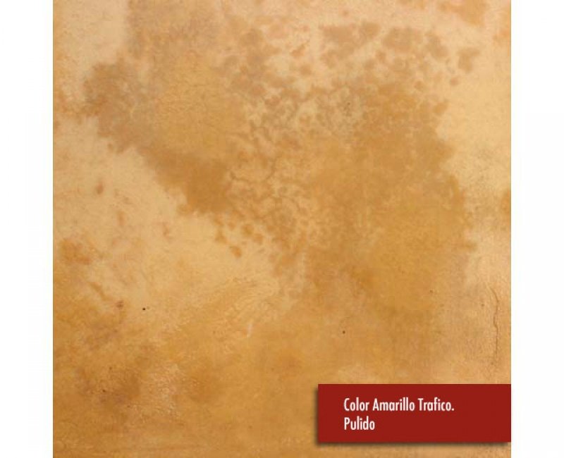 Piso color Amarillo Tráfico