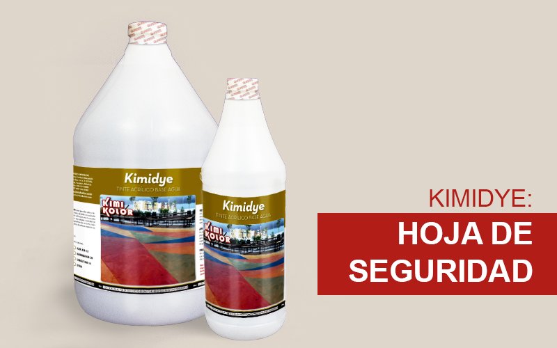 KIMIDYE HOJA DE SEGURIDAD